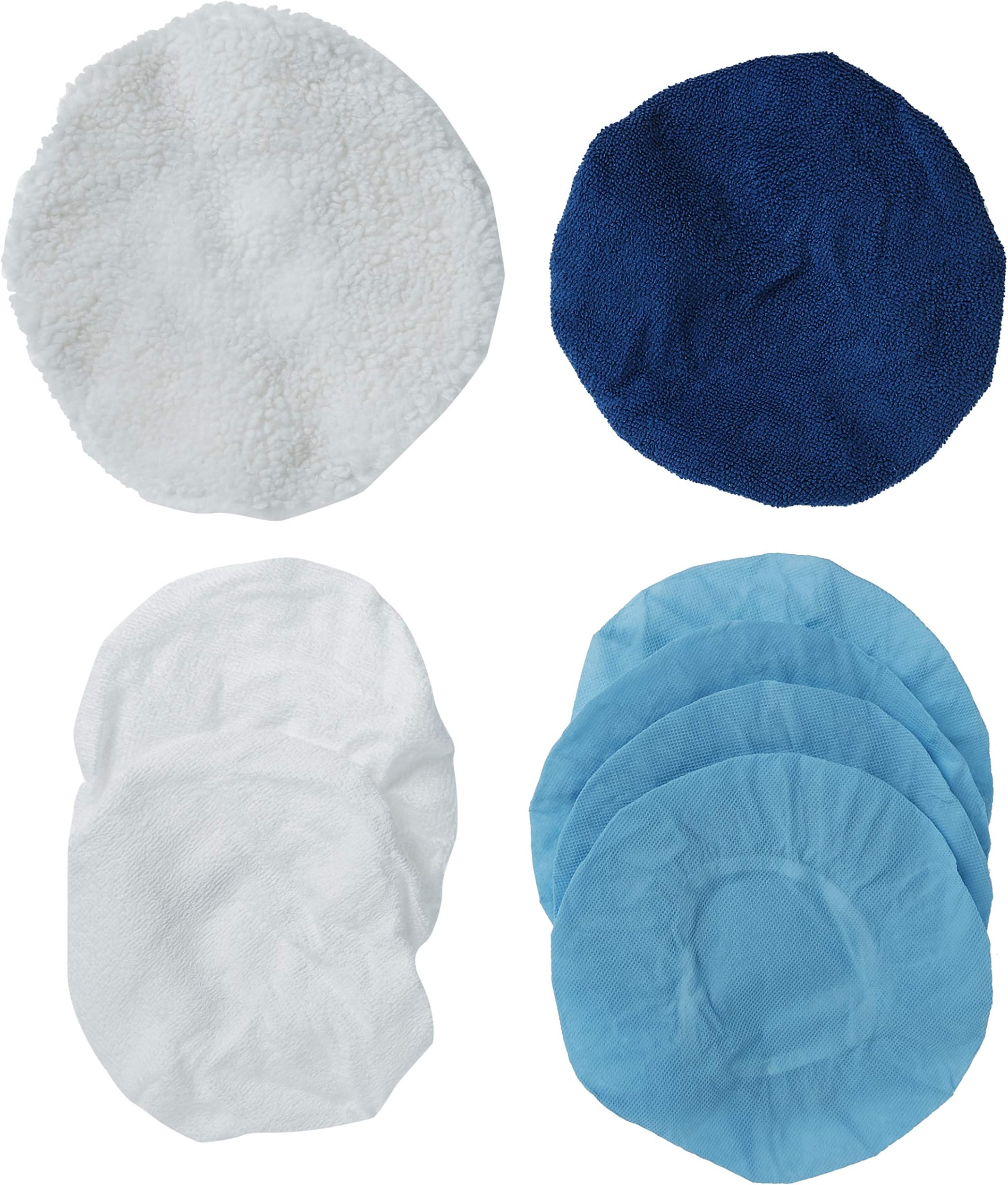Chicago Power Tools 39607 9-Inch to 10-Inch 8-Piece Waxers Bonnet Set