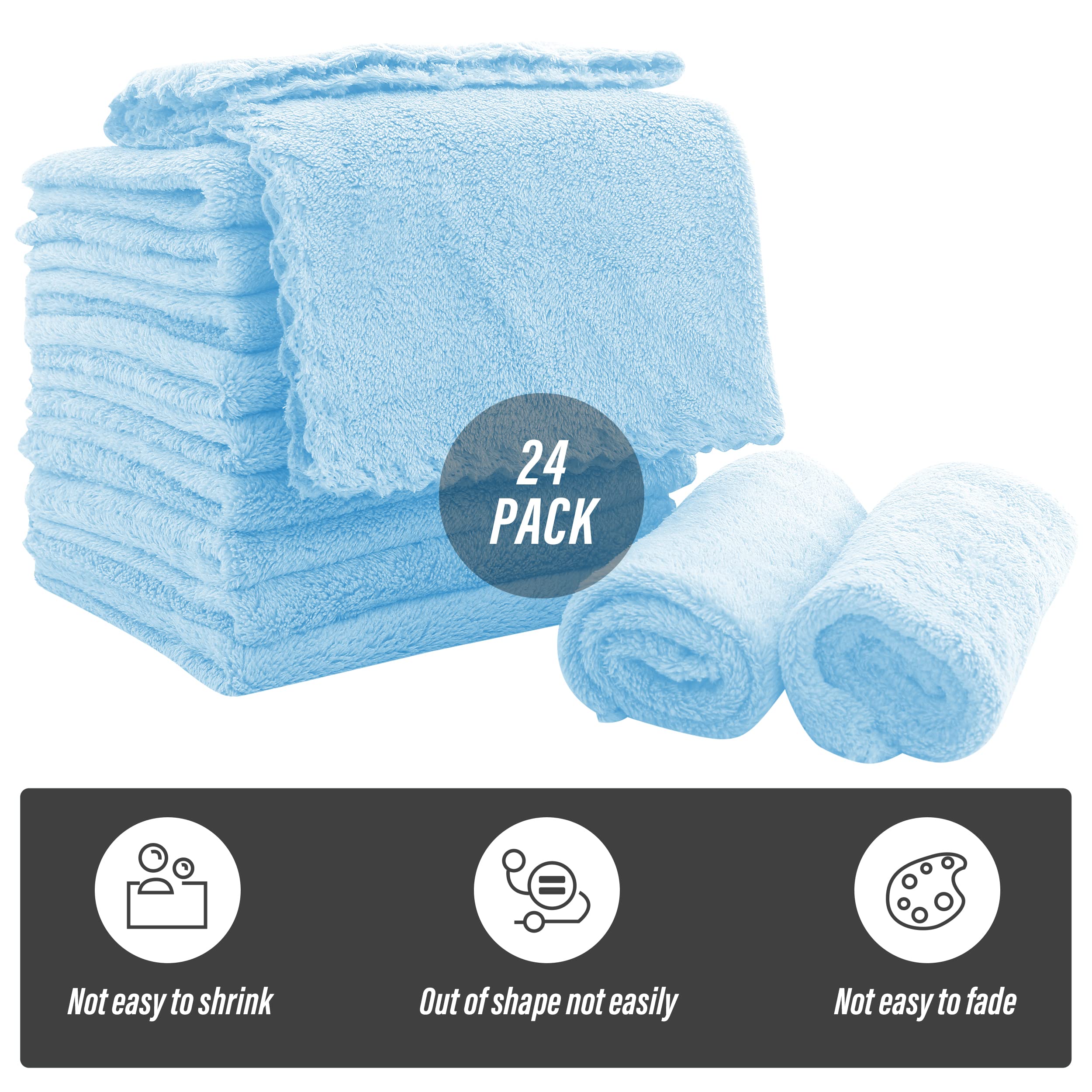 Sunny zzzZZ Lot de 12 lingettes pour bébé (aigue-marine)