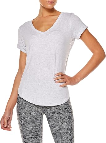 Karly Short Sleeve V Neck Top at Amazon 