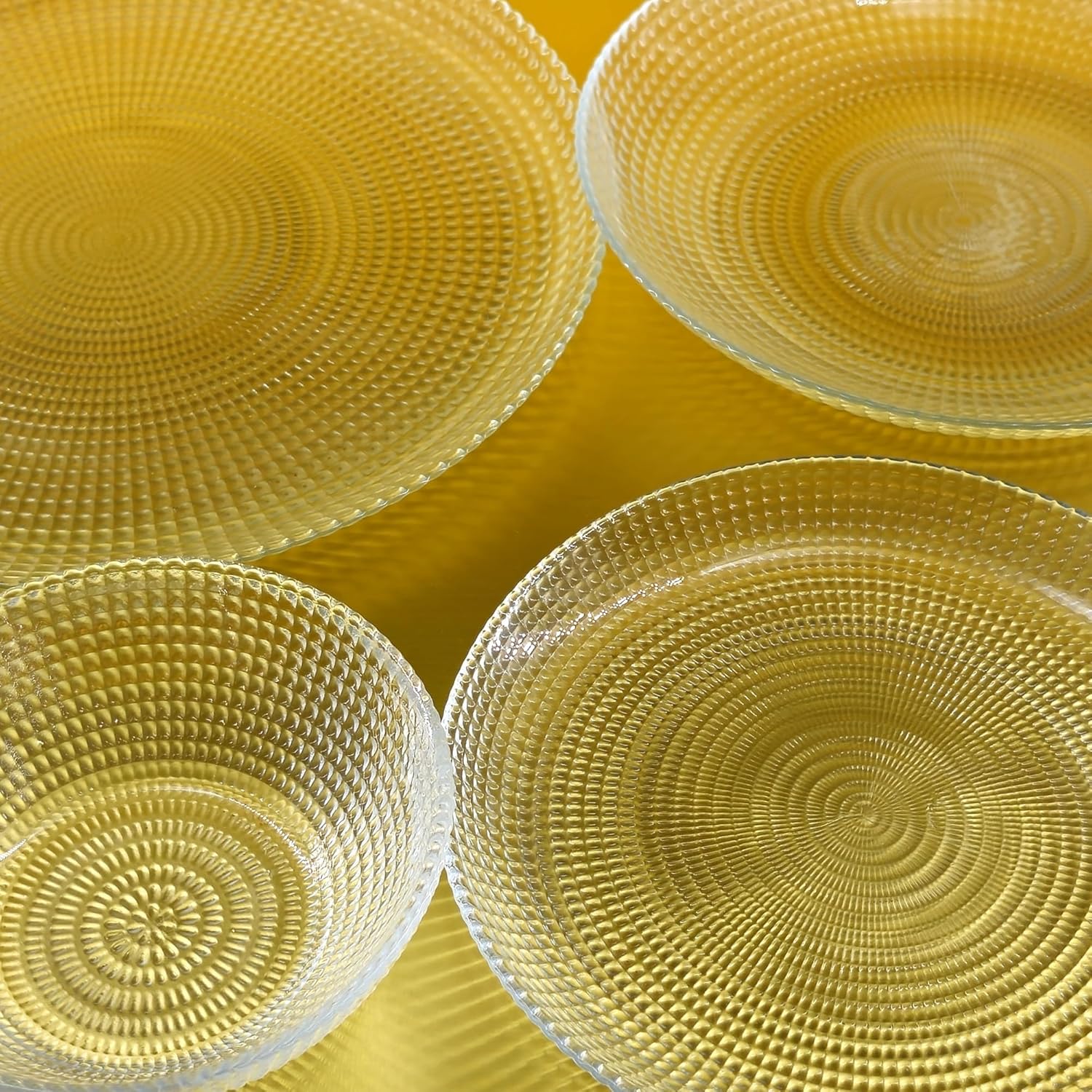 HELIOS Clear Glass Dinnerware Set