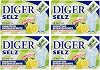 Effervescent Antacid Powder, Lemon Taste  48 Sachets, 3.5 Grams Each  [ Italian Import ]