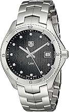 TAG Heuer Mens WAT1112.BA0950 Link Analog Display Swiss Quartz Black Watch