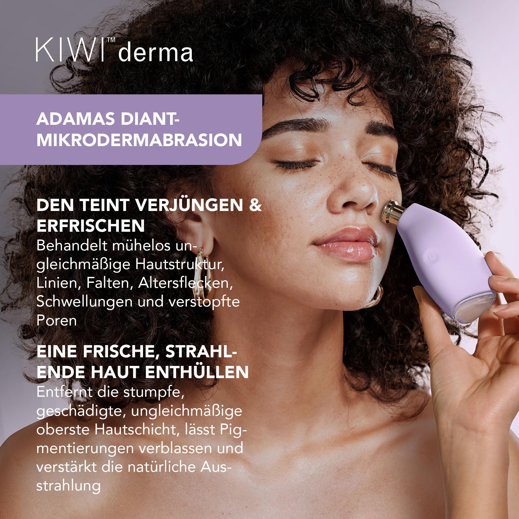FOREO Smooth & Resurface KIWI derma Mikrodermabrasionsgerät - Mitesserentferner fürs Gesicht + KIWI™ Active Pore & Blackhead Maske, 100 g - Mitesserentferner - Tschüss-Poren-Strips-Porensauger