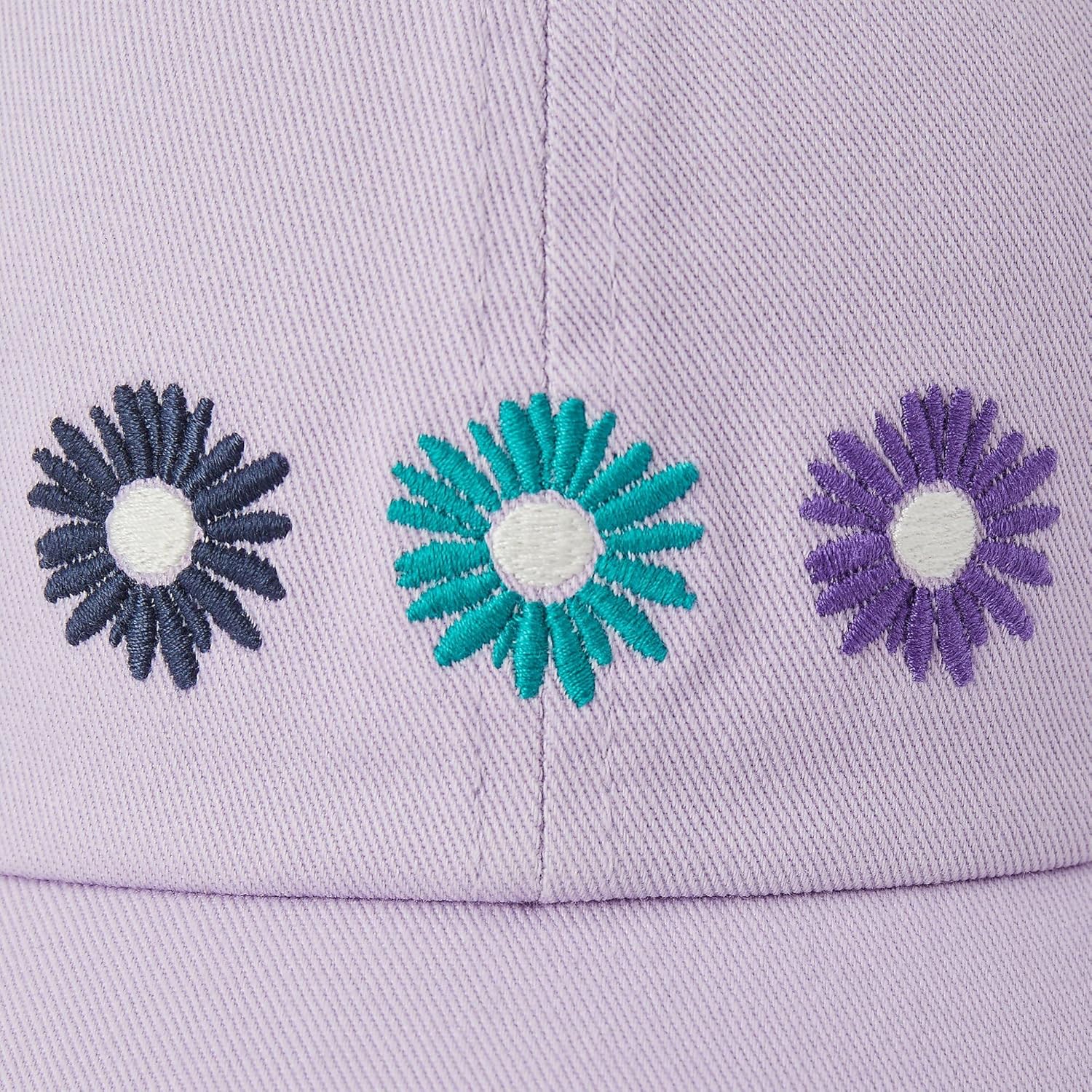 Life is Good Three Daisies Chill Cap Lilac Purple One Size at  Men’s Clothing store