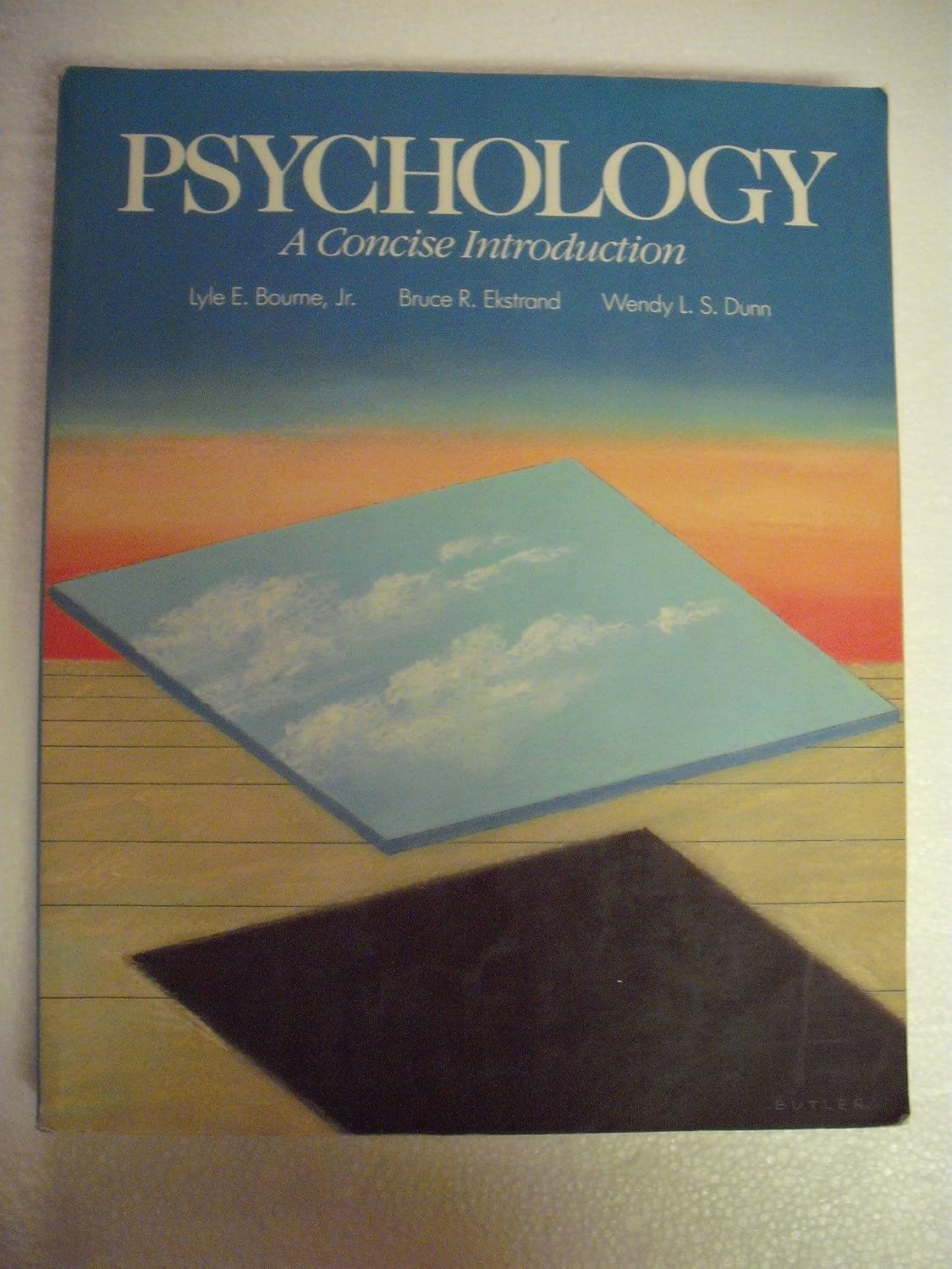 Psychology A Concise Introduction 9780030128547 Bourne