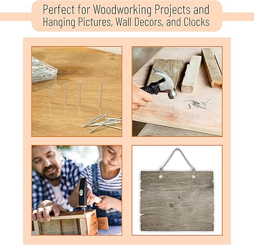 Miniatura 4 de Mr Pen - Kit surtido de uñas 600 unidades uñas pequeñas uñas para colgar imágenes uñas para colgar fotos uñas para acabar uñas colgantes uñas para