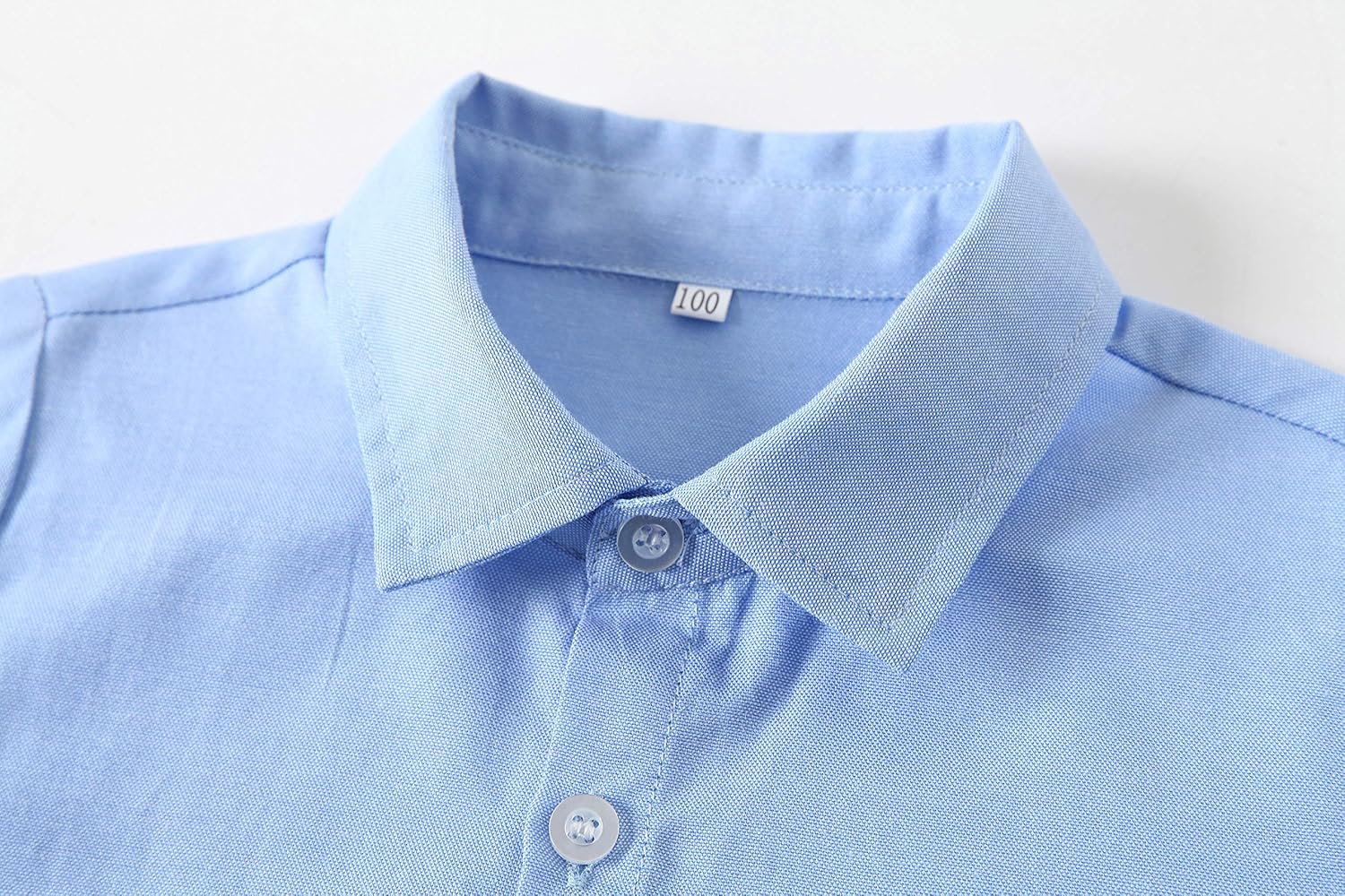 Boys’ Plaid Button Down Polyester Casual Dress Shirt Slim Fit +Vest+Pant Outfits - Image 3