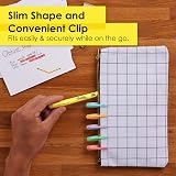 Sharpie® Accent Pocket Highlighters, Chisel Tip, Assorted Barrels, Assorted Mild Pastel Ink, Pack Of 6 Highlighters – view 6