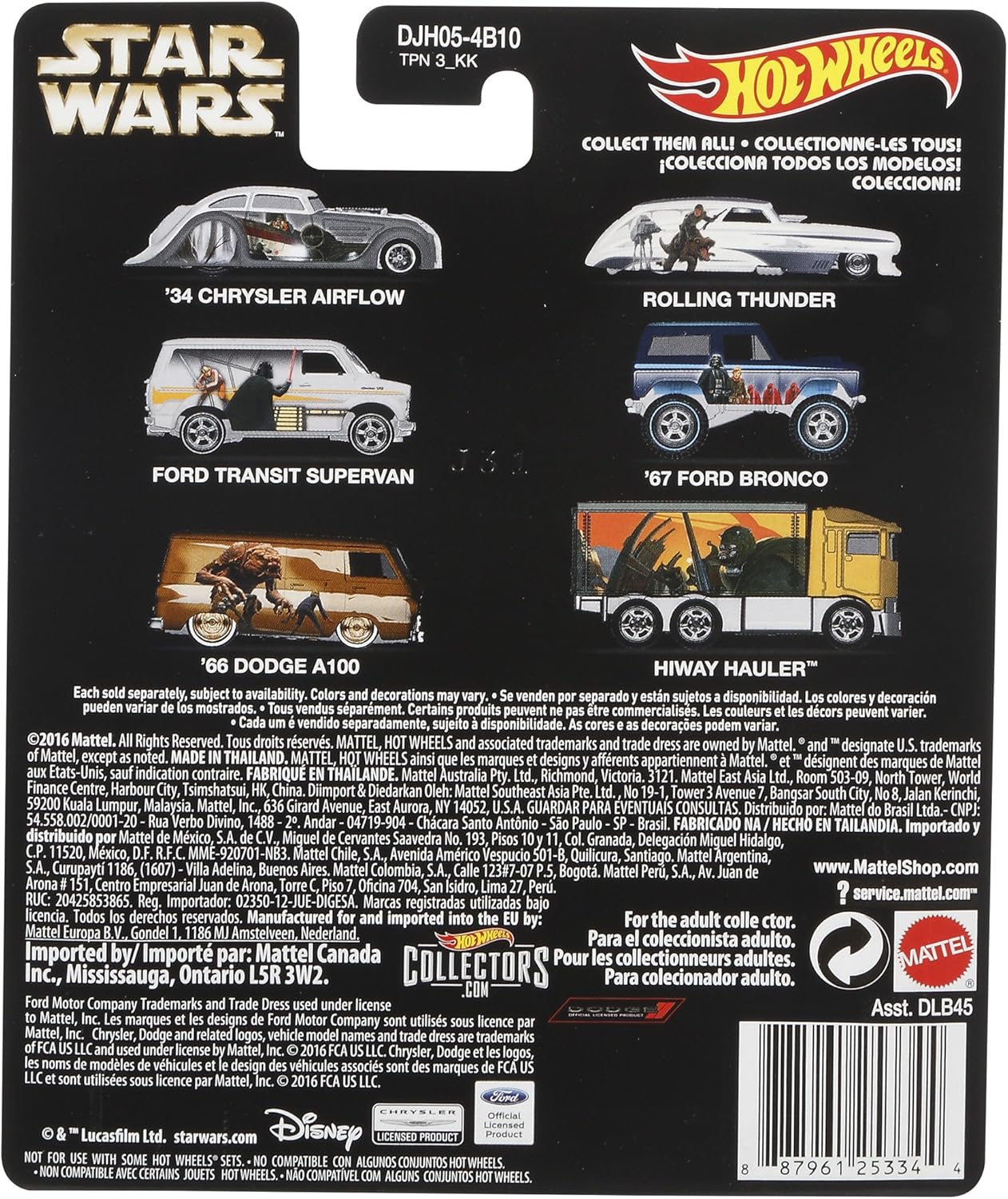 Hot Wheels Star Wars Rolling Thunder Vehicle