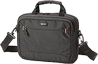Amazon Basics 11.6-Inch Laptop Shoulder Bag - Black Carrying Case with Strap, Tablet Compatible & Travel-Friendly