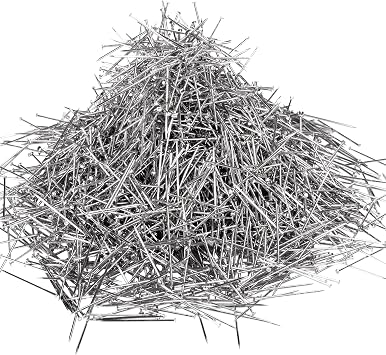 HXDISWSM4000 Pieces Head Pins Fine Stainless Steel Pin Dressmaker Pins Fine Satin Pin for Sewing and Craft, Jewelry Making 1 1/16 Inch