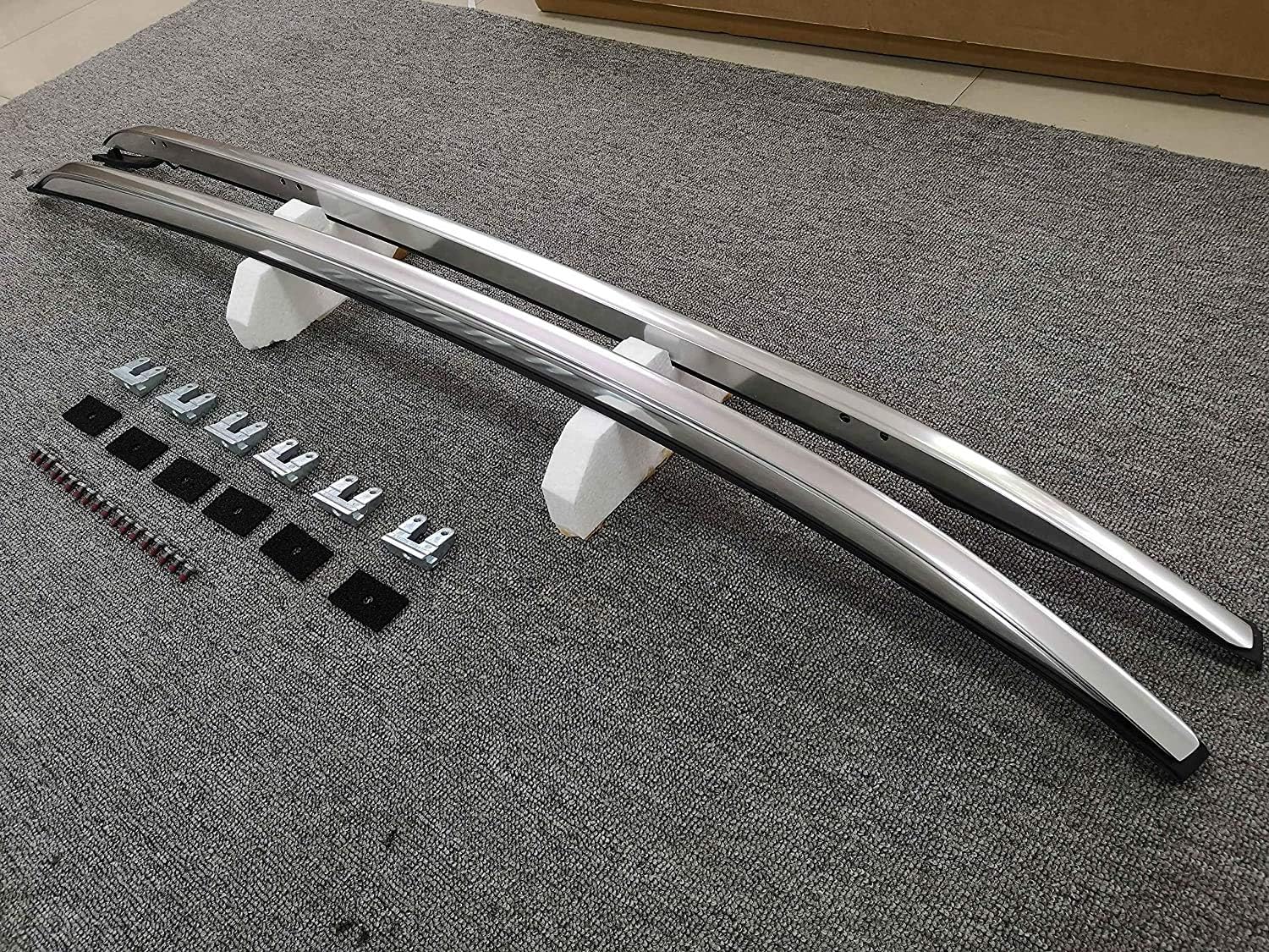 2Pieces Silver Roof Rack Fits for Mazda CX-30 CX30 2020-2025 Aluminium Top Roof Rail Side Rail Bar