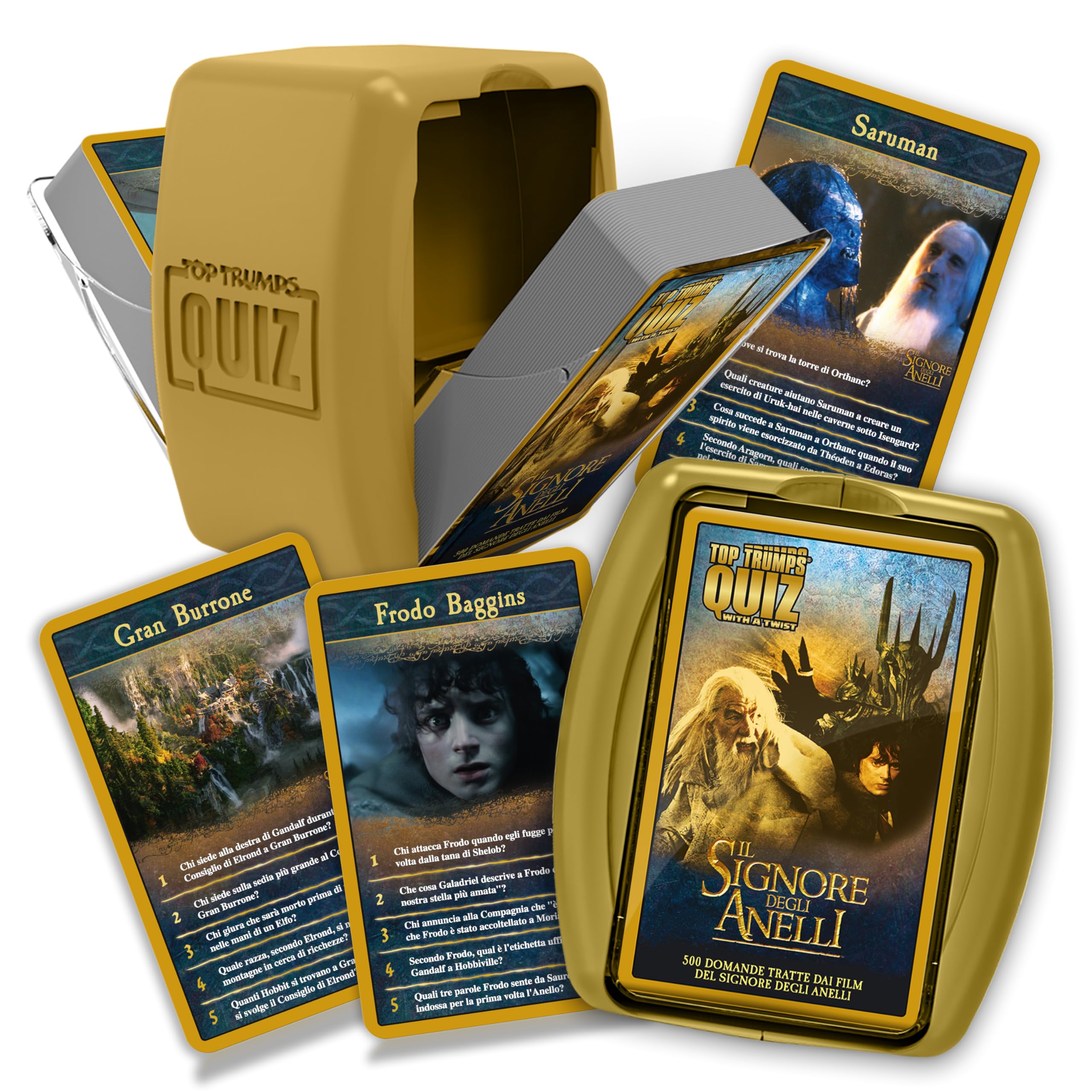 Winning Moves - Top Trumps Quiz - The Lord of the Rings - Italian
