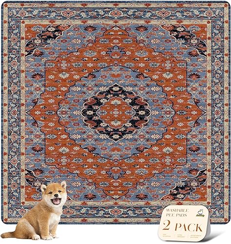 Miniatura 139 de nunubaby Almohadillas lavables para orina de perros, elegante, antideslizante, a prueba de fugas, reutilizable, ultraabsorbente, para jaulas y