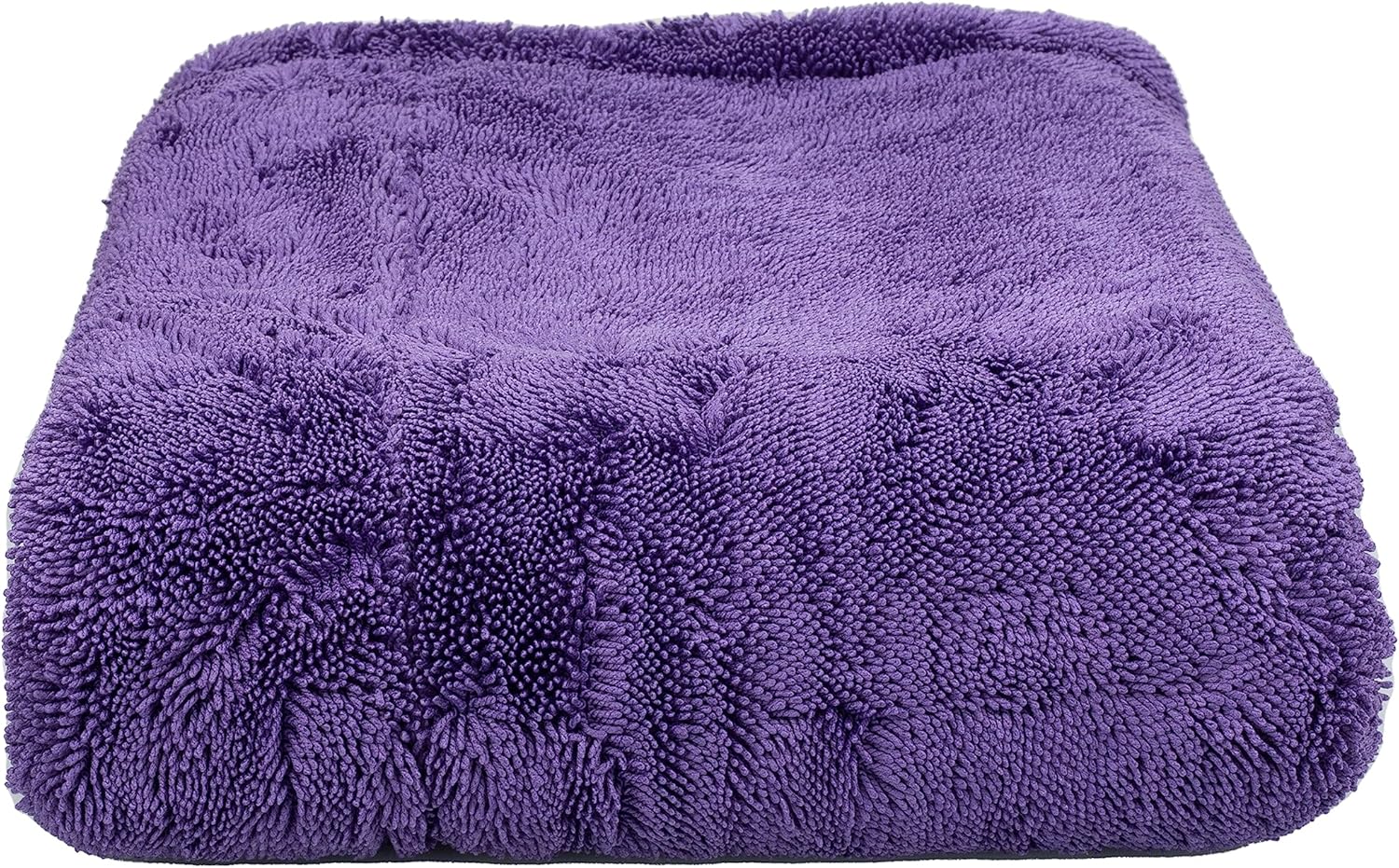 Maxshine 24" x 36" Universal Purple Duo Twisted Microfiber Towel (1200GSM) – Large, Plush, Rinse-Free Double-Sided Drying Towel – Super Absorbent Microfiber for Drying