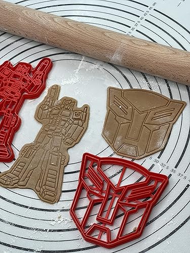 Miniatura 8 de Juego de 2 cortadores y moldes de galletas Autobots producidos por 3D Kitchen Art