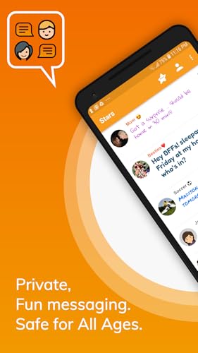 Stars Messenger. Safe Kids Messenger + Group Video Chat