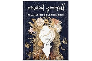 RYVE Anti-Anxiety Adult Coloring Book for Women