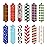 JOYIN 24 Present Wrap Ribbon Pull Bows 5, Easy and Fast Gift Wrapping Accessory for Christmas Bows Baskets Wine Bottles Gifts Decoration, Present Decor
