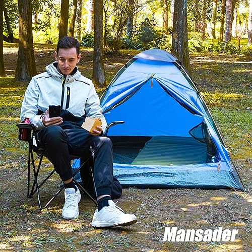 Miniatura 7 de Tienda de campaña para 2 personas, impermeable, ligera, portátil, para acampar al aire libre, senderismo, viajes