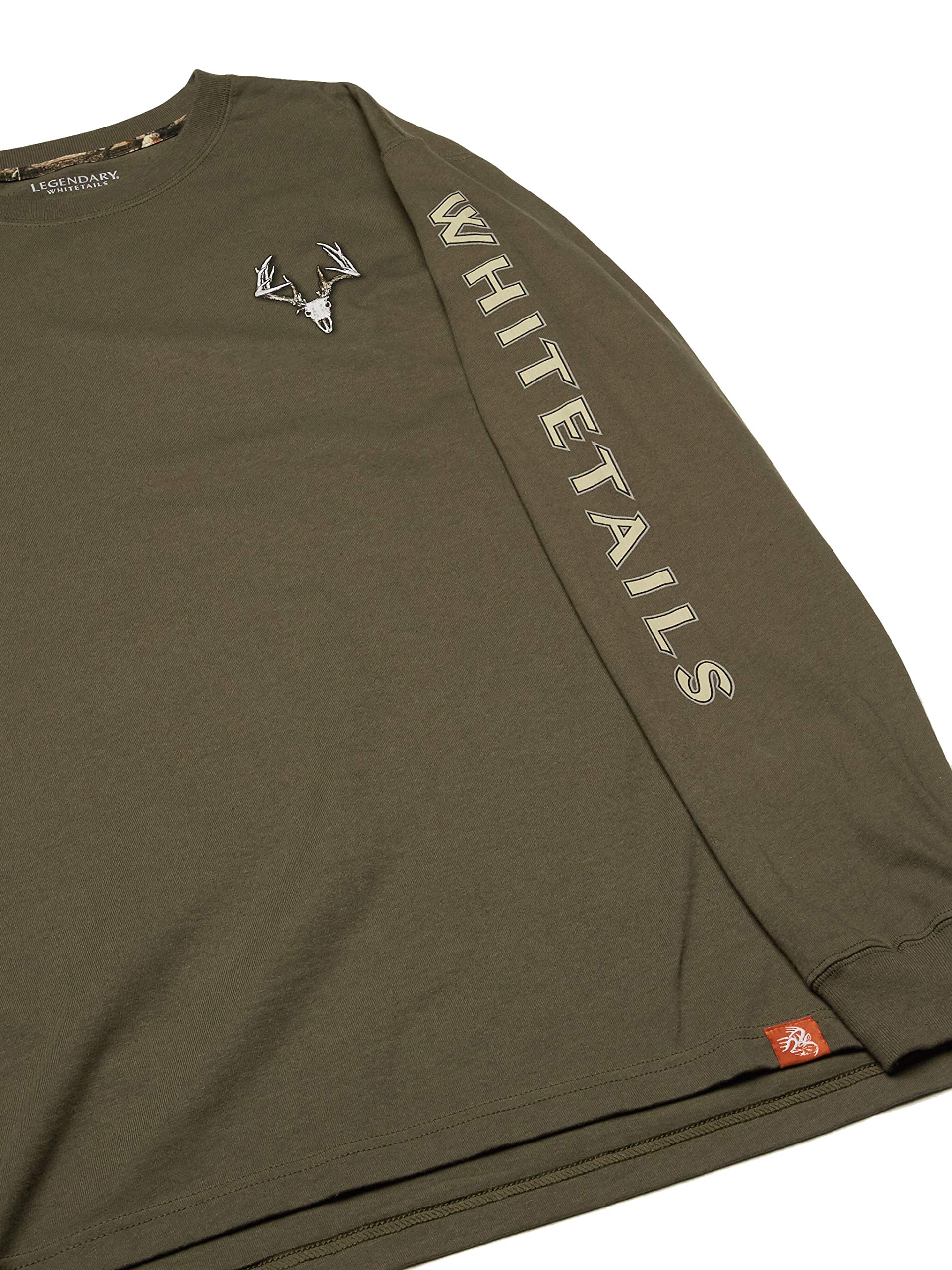 T-shirt Manches Longues Legendary Whitetails Noir - Taille M Homme - Coton Confortable