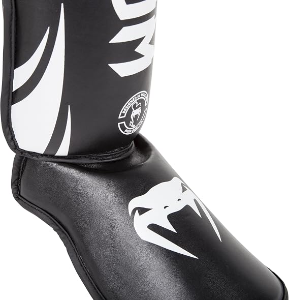 Venum Challenger Stand Up Shin Guards - Black - Large