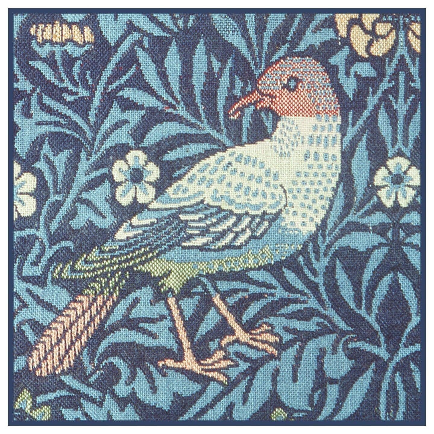 Orenco Originals Blue Bird Detail Arts Crafts William Morris Design Counted Cross Stitch Pattern