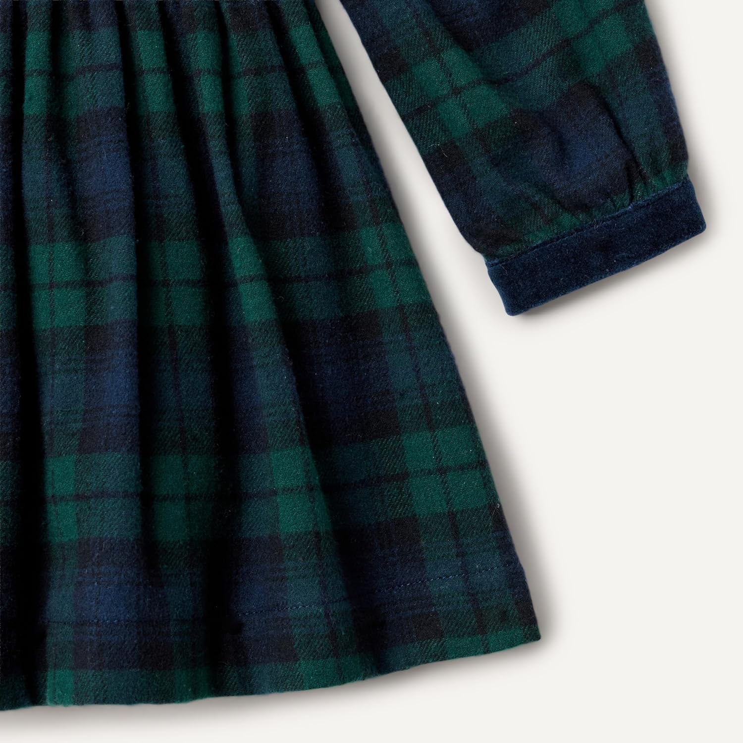 Amazon Essentials x Sofia Grainge Toddler and Baby Girls' Long Sleeve Flannel Dress