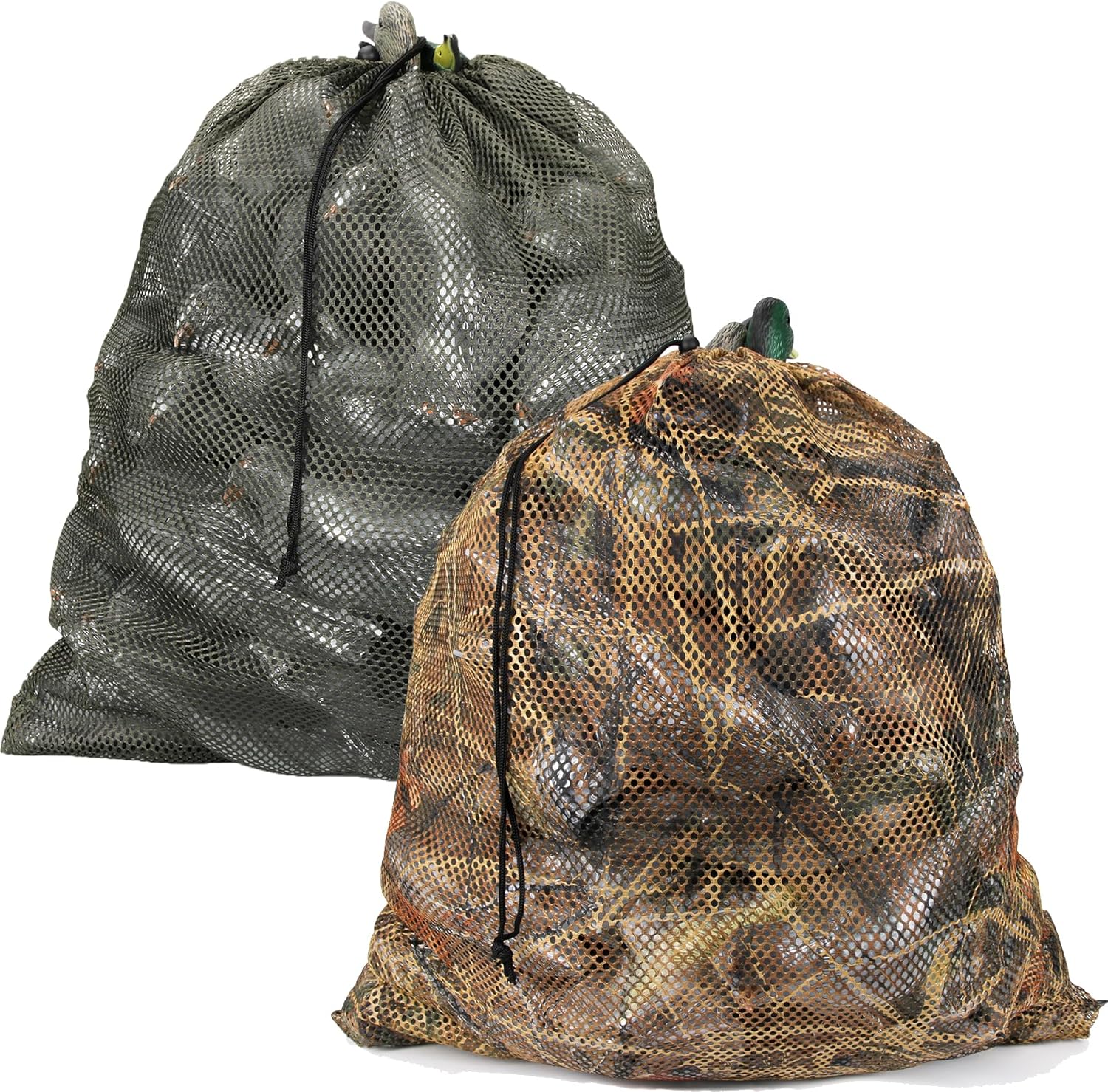 VicBre 2 Pack Mesh Decoy Bags with Shoulder Strap,Duck