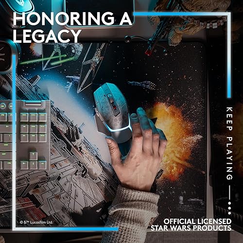 Miniatura 2 de Paquete de mouse inalámbrico para juegos G502 X Plus Lightspeed + alfombrilla de mouse para juegos G840 XL - Millennium Falcon Edition