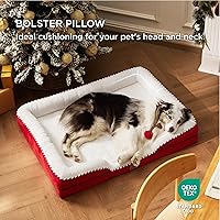 Vista 162 de Bedsure - Cama ortopédica mediana para perros, sofá cama impermeable para perros medianos, espuma de soporte con funda extraíble y lavable, forro