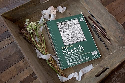 Miniatura 15 de Strathmore Series - Bloc reciclado para bocetos, encuadernado con espiral de alambre