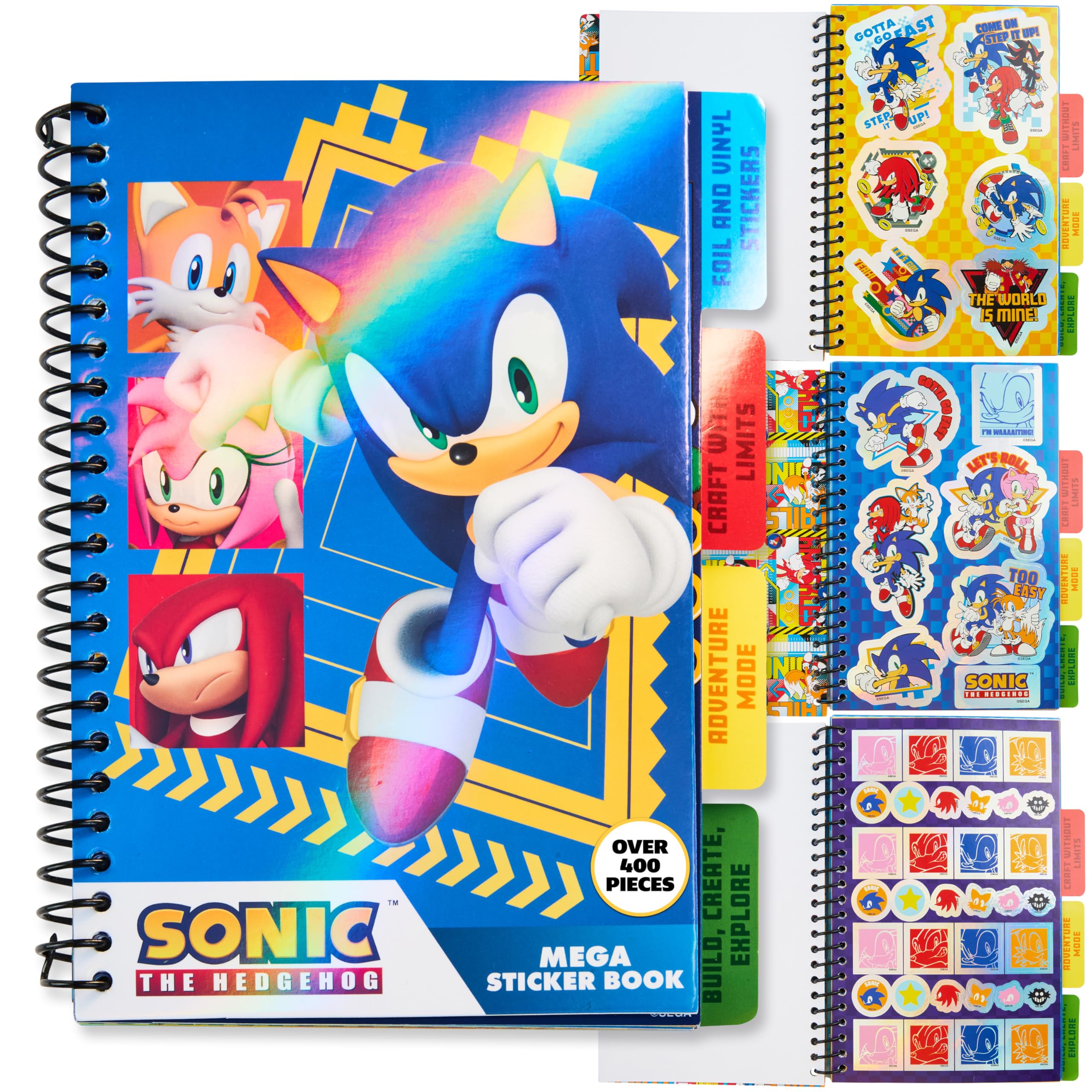 Amazon.com: SONIC THE HEDGEHOG Sticker Book for Kids Teens