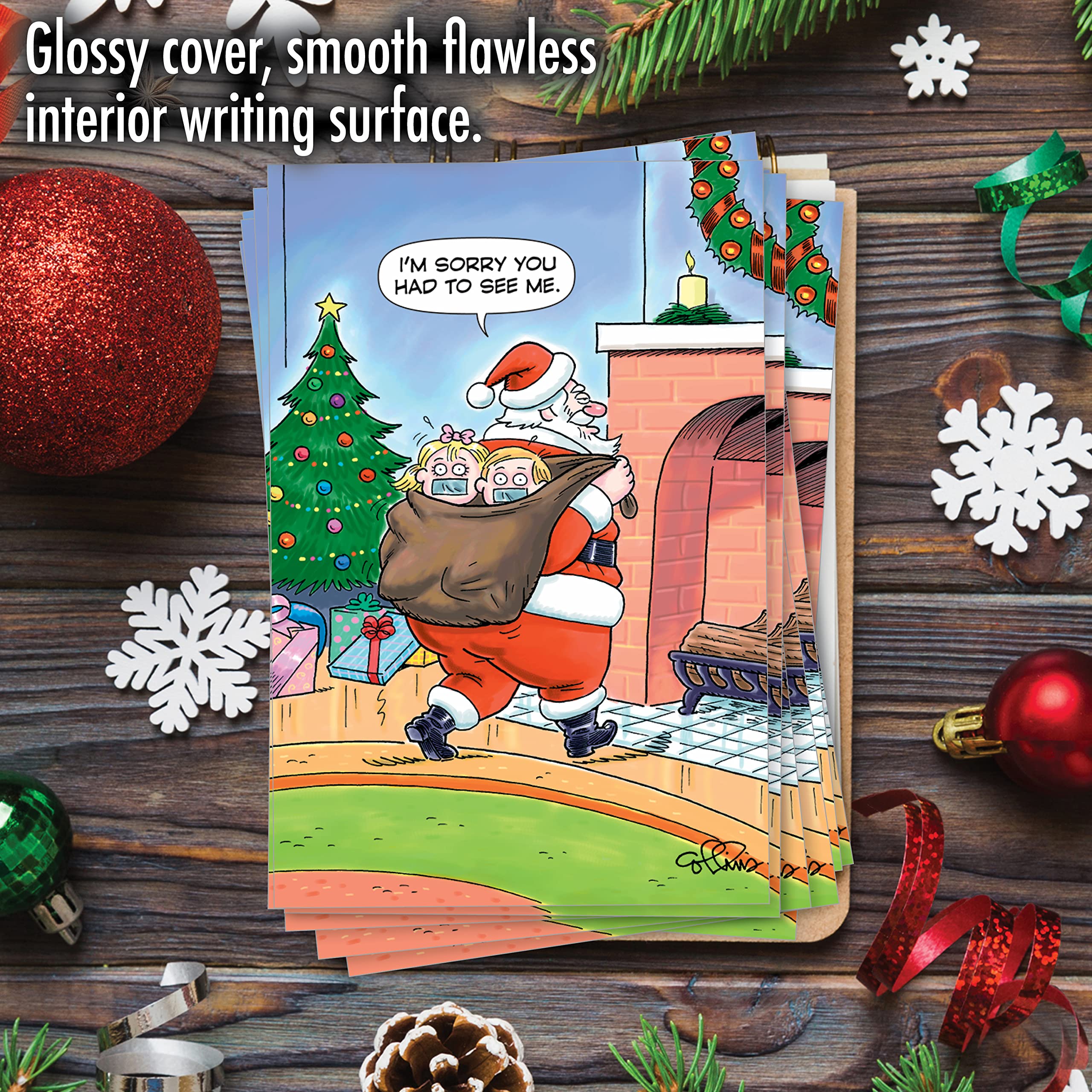 洋書 Portable Holidays: man&Santa Amazon.com: Hallmark Self-Sealing Christmas Gift Box Set