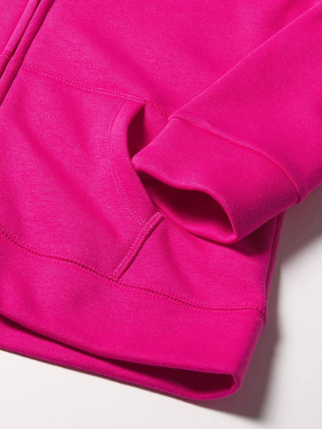 The Children's Place Girls' Uniform French Terry Zip Up Hoodie Aurora Pink XS (4) - Image 3