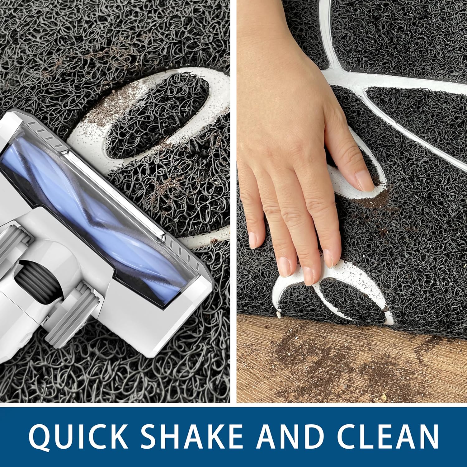 EARTHALL Door Mat Outside Inside Hello Doormat, 36"x24", Durable Floor Mat Non Slip Mat Ultra Absorb Mud Easy Clean Front Doormat for Garage, Entryway, Patio, High Traffic Areas, Black - Image 5