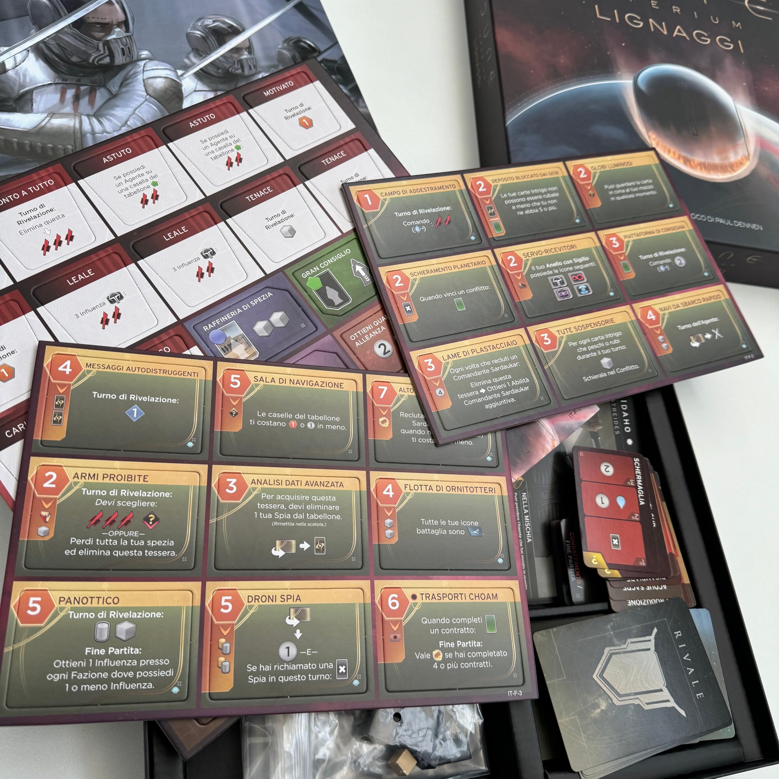 Asmodee Dune - Imperium: Lignaggi, Espansione Gioco da Tavolo per Dune - Imperium e Dune - Imperium: Insurrezione, Edizione in italiano