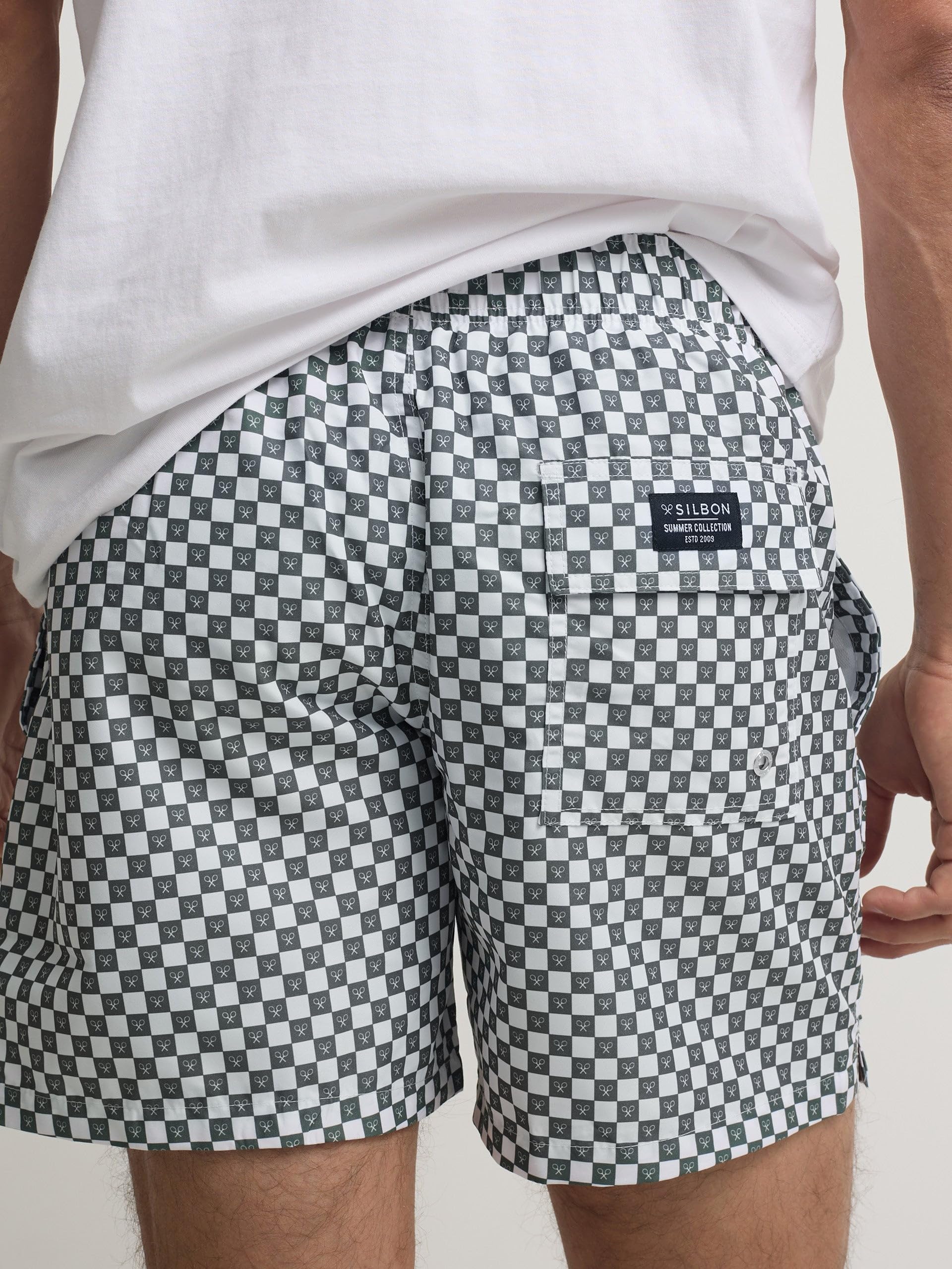 SILBON Bañador Minicuadro para Hombre