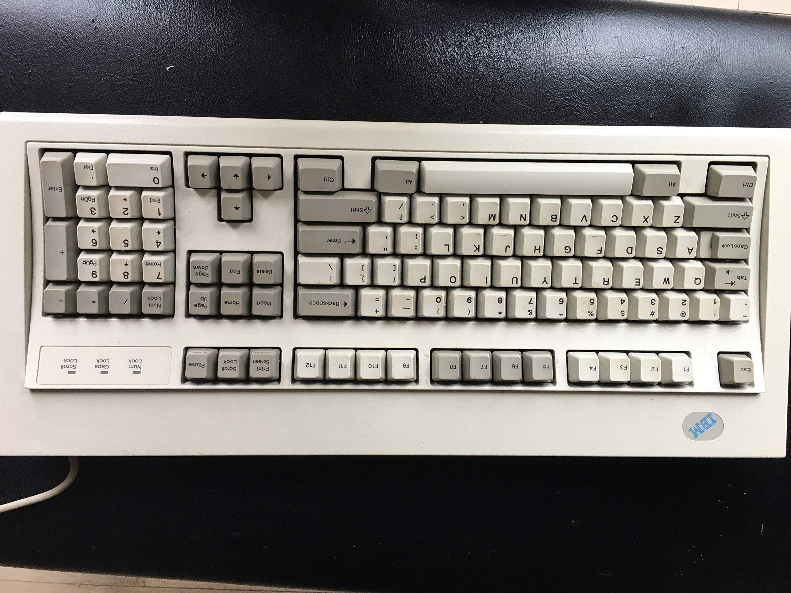 IBM キーボード Model M 変換ケーブル付き IBM Model M Terminal Vintage Clicky Mechanical Keyboard 122-Key