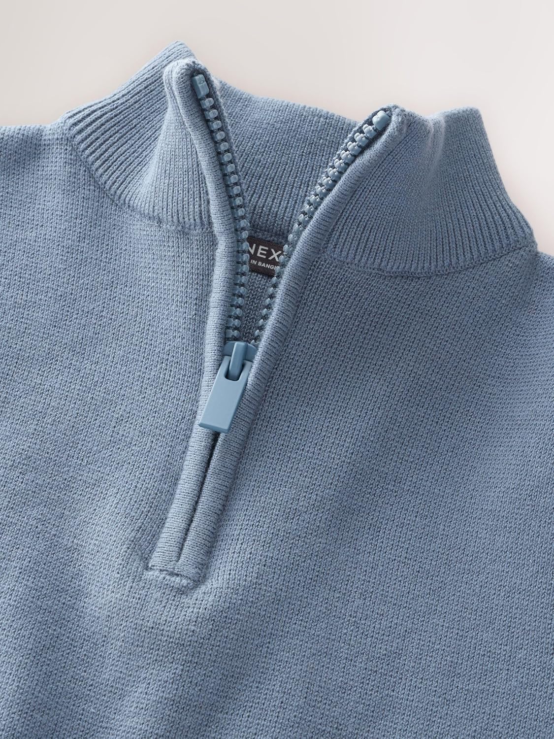 NEXT Boys Quarter Zip Jumper