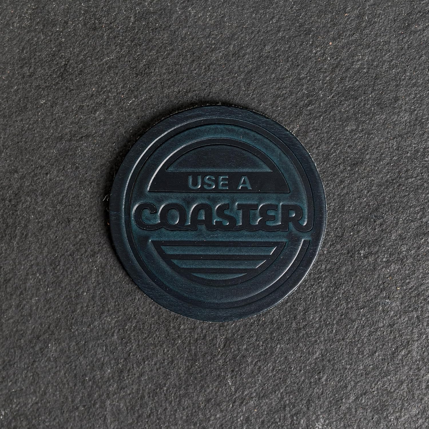 Use a Coaster Leather Coasters, Full Grain Leather, 4" Round, 1 pc (Set of 4 Coasters, Harvest)