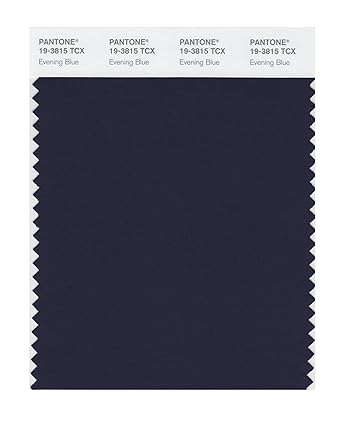 Pantone 19-3815 TCX Smart Color Swatch Card, Evening Blue : Amazon.in ...