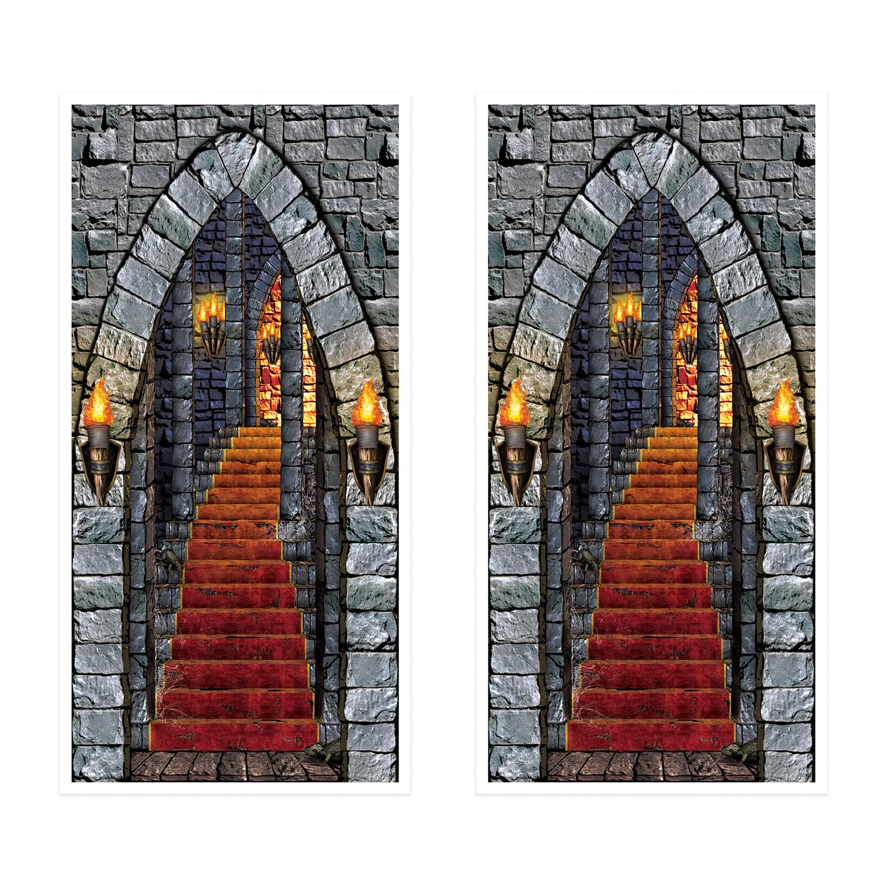 Décor de porte château médiéval Beistle S00016AZ2 étanche intérieur extérieur
