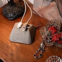 Vista 9 de Smartish® Magnetic Cord Holder - Cable Wrangler Organizer with Magnet Clips for Charger Management on Desktop, Nightstand for USB-C + Lightning - No