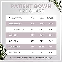 Vista 2 de NY Threads Women's Hospital Gown Soft and Stylish Patient Gown