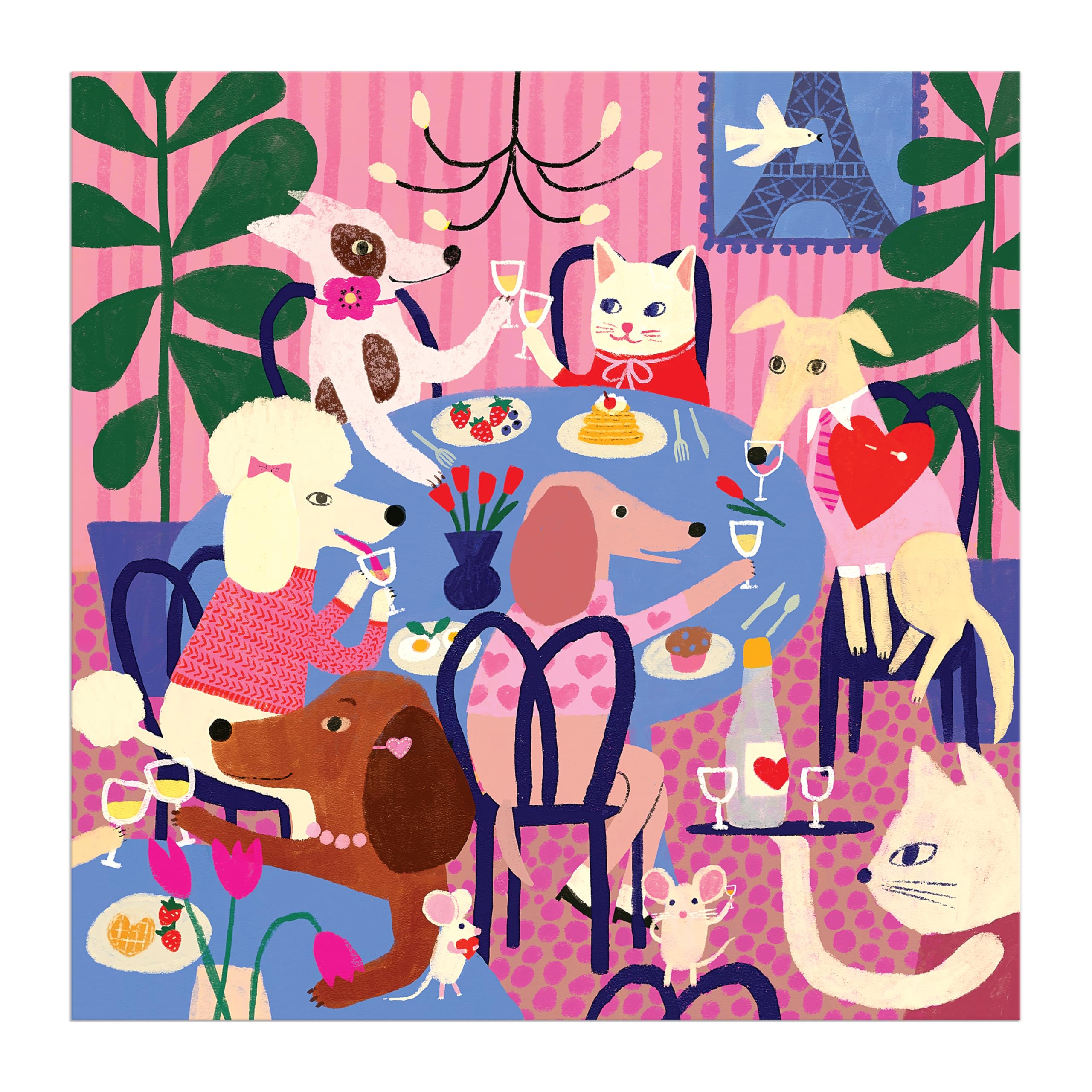 Amazon.com: Galison - Paws for Love 500 Piece Jigsaw Puzzle for