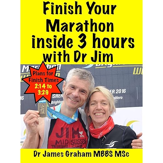 Finish Your Marathon inside 3 hours with Dr Jim (A Dr's Sport & Lifestyle Guide Book 2)