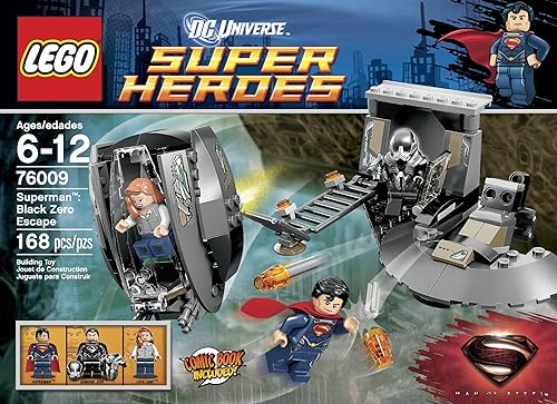Miniatura 2 de LEGO Superheroes Superman Black Zero Escape 76009 - Juego de enclavamiento