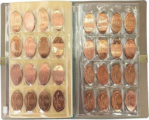 Miniatura 3 de El diario Penny de Pennybandz tiene capacidad para 146 monedas, el mejor libro de colección de monedas de recuerdo para tu colección de monedas