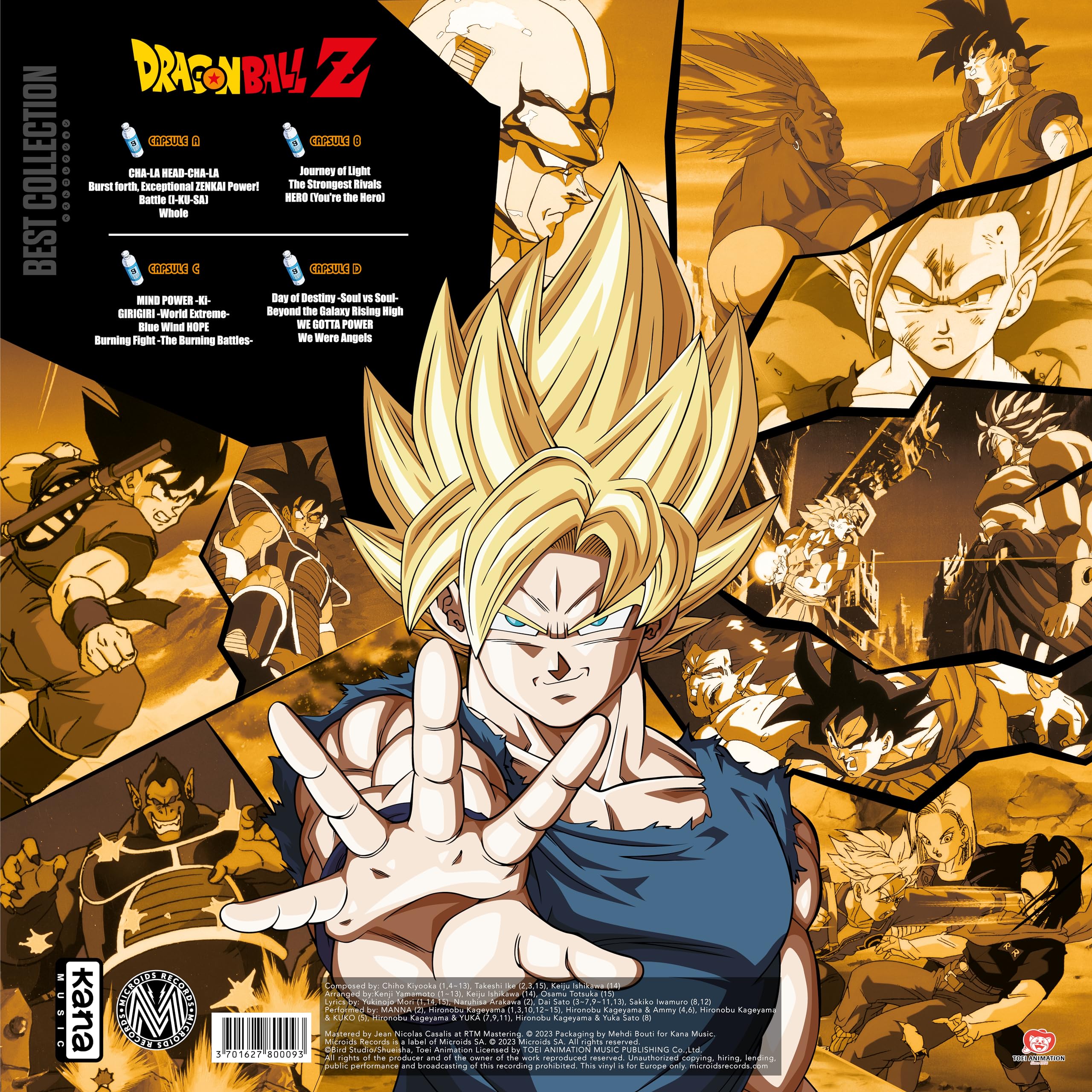 DRAGON BALL Z ORIGINAL SOUNDTRACK (BEST COLLECTION) (ORANGE